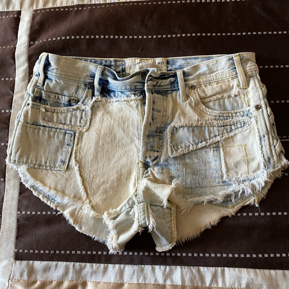 Free People Denim shorts